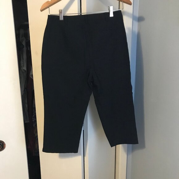 Item & Co Ladies Black Capri Pants Size 8 $5.00 AS AN ADD ON - Picture 2 of 2
